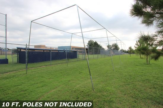 70x12x12 1.5 Stand Alone Batting Cage Frame