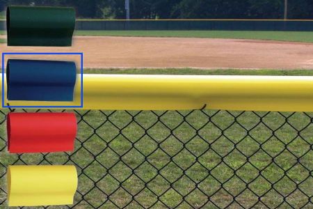Premium Baseball Fence Crown - Blue