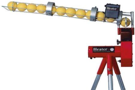 Heater Combo Baseball Pitching Machine With Ball Feeder