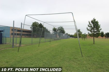 50x12x10 1.5 Stand Alone Batting Cage Frame