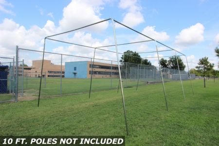 30x12x10 1.5 Stand Alone Batting Cage Frame